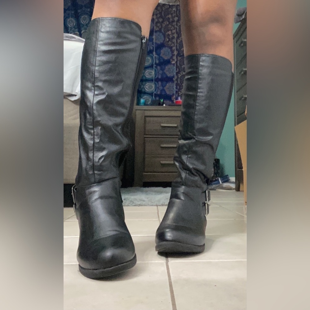 Long Black Boots